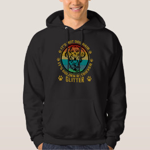 Retro Vintage It Not Dog Hair It Golden Retriever Hoodie