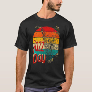 Retro Vintage Jazz Jazz Musician Outfit Time To J T-Shirt