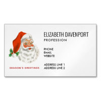 Retro Vintage Jolly Santa Claus Christmas