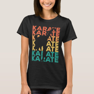 Retro Vintage Karate Gift For Karateka T-Shirt