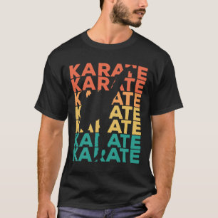 Retro Vintage Karate Gift For Karateka  T-Shirt