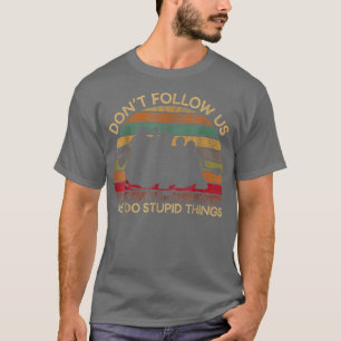 Retro Vintage kayaking canoe River rafting funny G T-Shirt