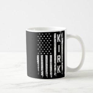 Retro Vintage Kirk Us Flag Coffee Mug
