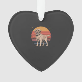 Retro Vintage Labrador Retriever Dog Lover Gifts Ornament