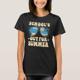Retro Vintage Last Day Of School Schools Out For S T-Shirt