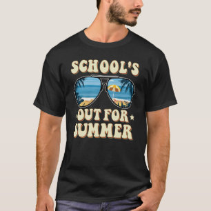 Retro Vintage Last Day Of School Schools Out For S T-Shirt