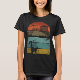 Retro vintage Lemur and cute animal 4 T-Shirt