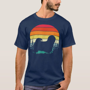Retro Vintage Lhasa Apso Dog Lovers Gift Men Women T-Shirt