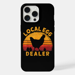 Retro Vintage Local Egg Dealer Farmer Chicken Egg iPhone 15 Pro Max Case