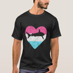 Retro Vintage Mako Shark Gift For Women Or Girls T-Shirt