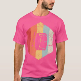 Retro Vintage Marching Band Bass Drum T-Shirt