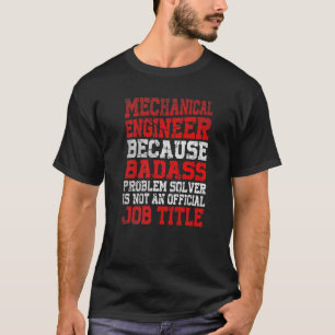Retro Vintage Mechanical Engineer Engineering 1 T-Shirt