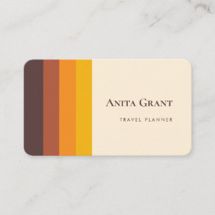 Retro vintage mid century business card
