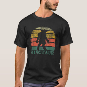 Retro Vintage Minotaur Greek Mythology Graphic T-Shirt