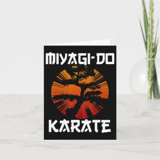 Retro Vintage Miyagi-do Karate Life Bonsai Tree Ma Card