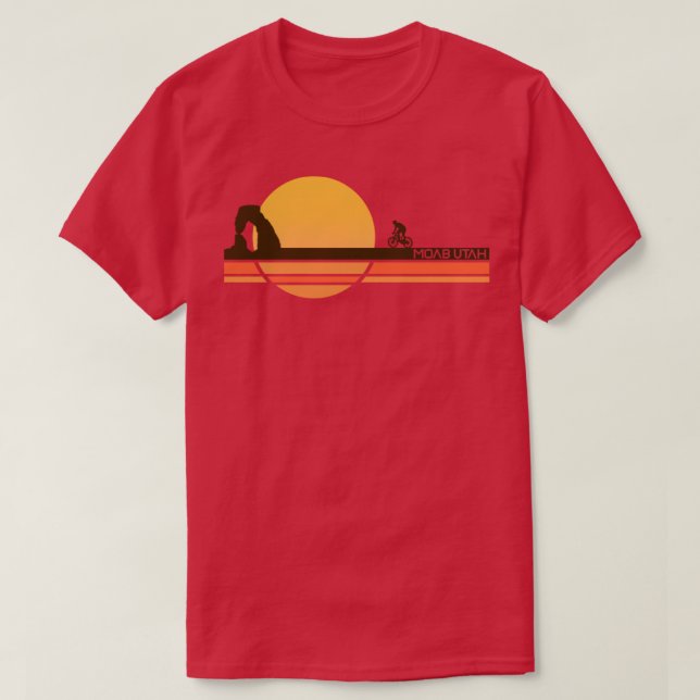Retro Vintage Moab Utah T-Shirt (Design Front)