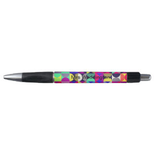 Retro Vintage monogrammed Colourful Teacher