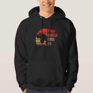 Retro Vintage Monster Truck - Proud Monster Truck Hoodie
