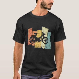 Retro Vintage Moped Motorcycle Moped Rider Gift T-Shirt