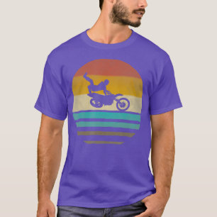 Retro Vintage Motocross Dirt Bike Distressed Off T-Shirt