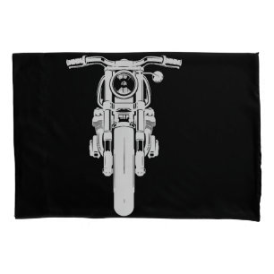 Retro Vintage Motorcycle I love my Motorbik Pillowcase