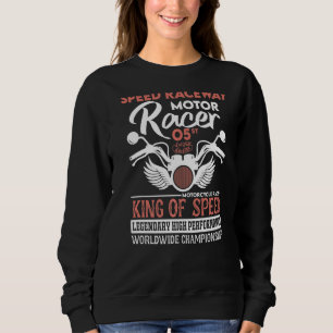 Retro Vintage Motorcycle I Love My Motorbike Sweatshirt