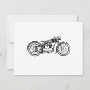 Retro Vintage Motorcycle _ I Love My Motorcycle