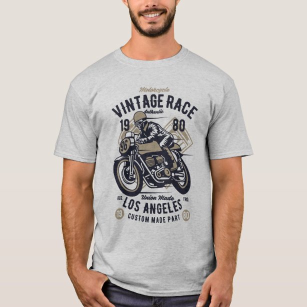 Vintage Motorcycles T-Shirts & Shirt Designs | Zazzle UK