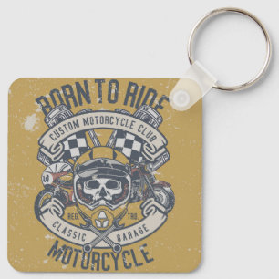Retro Vintage Motorcyle Key Ring
