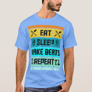 Retro Vintage Music Producer T Shirt Beat Maker