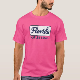 Retro Vintage Naples Beach Fl Local Naples Florid T-Shirt