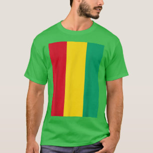 Retro Vintage National Flag Guinea  T-Shirt