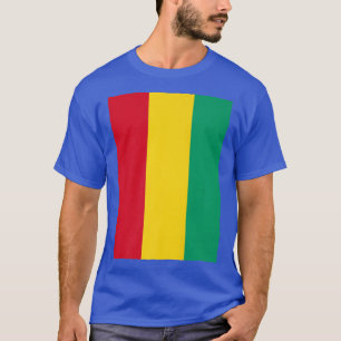 Retro Vintage National Flag Guinea  T-Shirt
