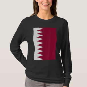 Retro Vintage National Flag Qatar T-Shirt
