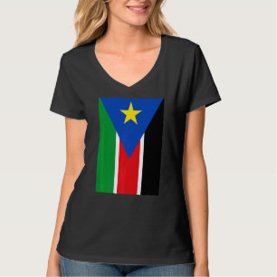 Retro Vintage National Flag South Sudan T-Shirt