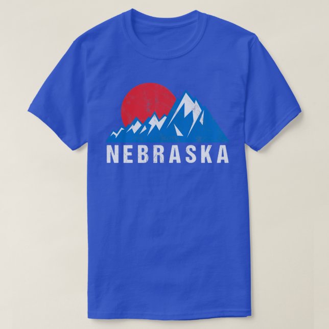 Retro Vintage Nebraska3  T-Shirt (Design Front)