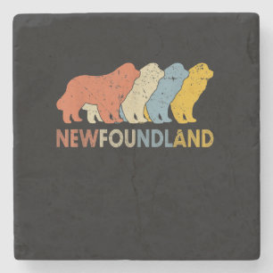 Retro Vintage Newfoundland Funny Newfie Lovers Stone Coaster
