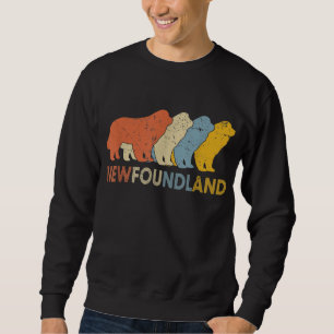 Retro Vintage Newfoundland Funny Newfie Lovers Sweatshirt