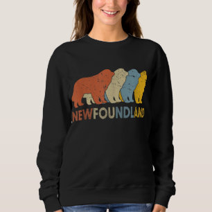 Retro Vintage Newfoundland   Funny Newfie Lovers Sweatshirt