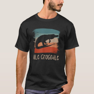 Retro Vintage Nile Crocodile T-Shirt