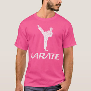Retro Vintage Ninja Men Karate Kai Jujitsu Fighter T-Shirt