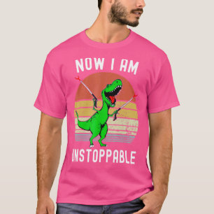 Retro Vintage Now I Am Unstoppable Trex  Rex T-Shirt
