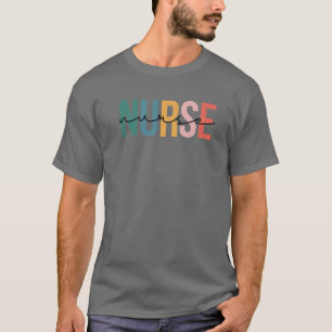 Retro Vintage Nurse Funny School Nurse Nurse Day N T-Shirt