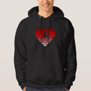 Retro Vintage Octopus Kraken Sea Creature Cephalop Hoodie