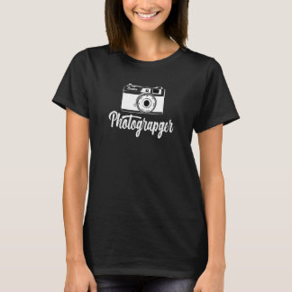 Retro Vintage Old Camera Photographer Videographer T-Shirt