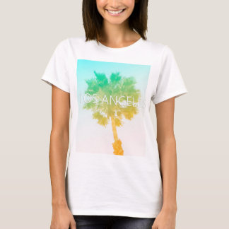 Retro Vintage Ombre Los Angeles Palm Tree Shirt