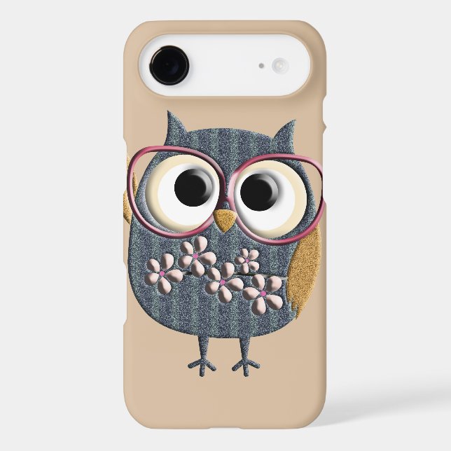 Retro Vintage Owl Case-Mate iPhone Case (Back)