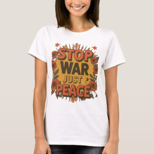 Retro Vintage Peace Movement Graphic Shirt