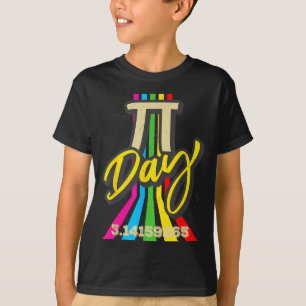 Retro Vintage Pi Day 3.14 Funny Math Geek Science T-Shirt