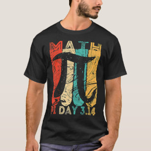 Retro Vintage Pi Day 3 14 Symbol Pi Math Geek Infi T-Shirt
